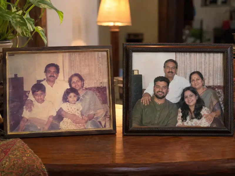 His childhood photo, recreated with your kid