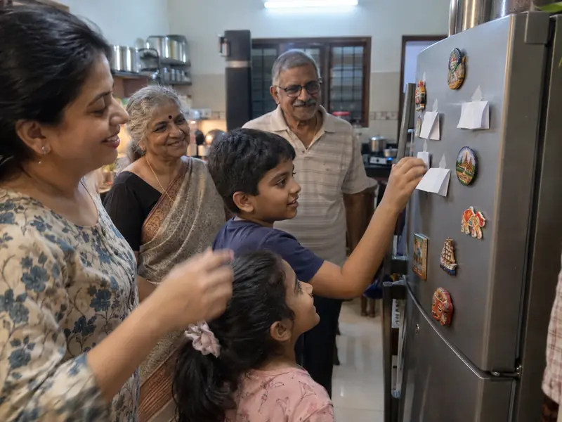 A treasure hunt that ends at his gift